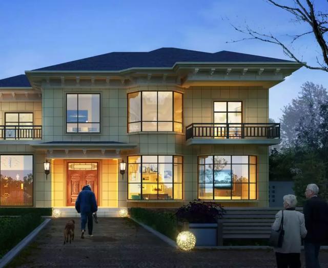 20X9米二層別墅設(shè)計圖，兩面寬，小進深，保證美到驚艷鄰里八鄉(xiāng)。