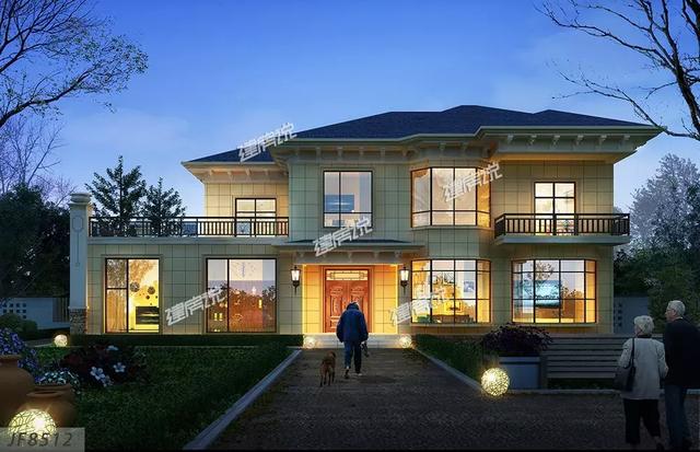 20X9米二層別墅設(shè)計圖，兩面寬，小進深，保證美到驚艷鄰里八鄉(xiāng)。