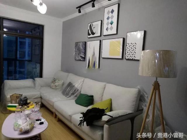 新房92㎡三房?jī)蓮d北歐風(fēng)裝修，電視墻太實(shí)用。
