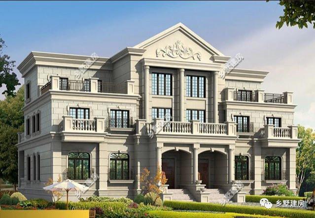 兩棟三層兄弟雙拼別墅設(shè)計(jì)圖，不僅高端大氣關(guān)鍵還省錢(qián)。