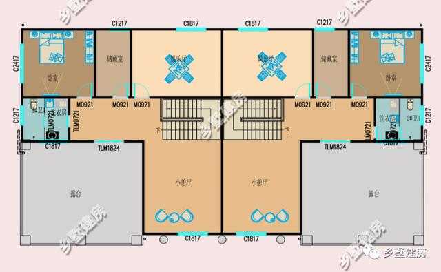 兩棟三層兄弟雙拼別墅設(shè)計(jì)圖，不僅高端大氣關(guān)鍵還省錢(qián)。
