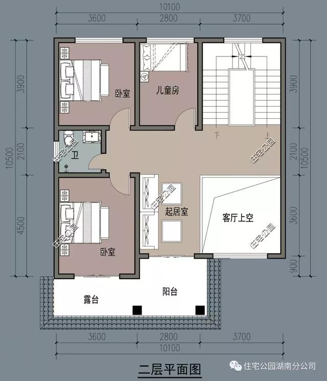 10.1X10.5米三層簡(jiǎn)歐式別墅設(shè)計(jì)圖，精致又好看。