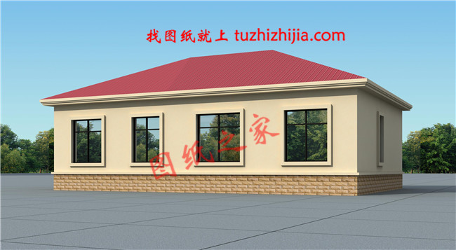 農(nóng)村10萬(wàn)元一層小別墅設(shè)計(jì)圖，農(nóng)村一層自建房屋設(shè)計(jì)圖