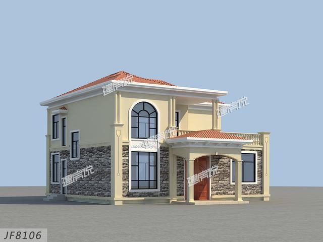 12x13米經(jīng)典二層別墅設(shè)計(jì)圖，外型精美，室內(nèi)布局也很贊，家家戶戶都能建。