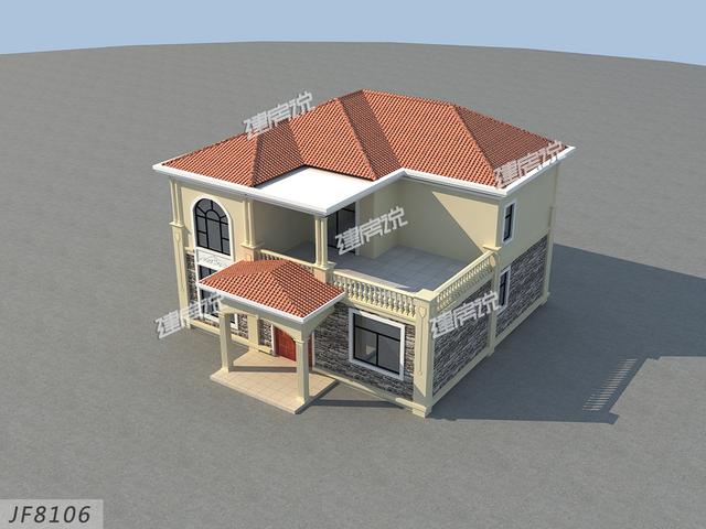 12x13米經(jīng)典二層別墅設(shè)計(jì)圖，外型精美，室內(nèi)布局也很贊，家家戶戶都能建。