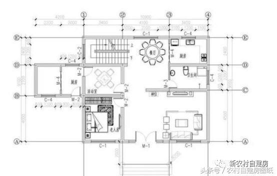 兩款都是帶柴火灶的農(nóng)村別墅設(shè)計(jì)圖，一層和二層你選擇哪個(gè)？