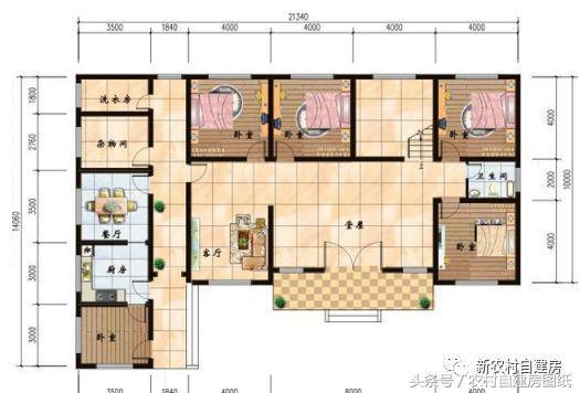 兩款都是帶柴火灶的農(nóng)村別墅設(shè)計(jì)圖，一層和二層你選擇哪個(gè)？