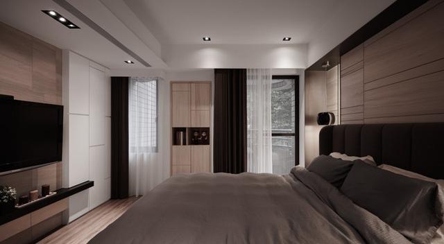 60平新房裝修，尤其是電視墻吸眼，當(dāng)隔斷用。