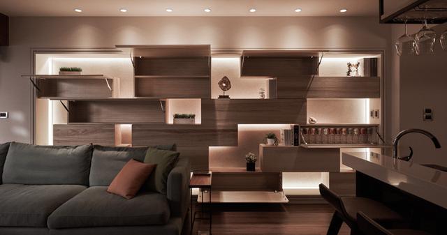 60平新房裝修，尤其是電視墻吸眼，當(dāng)隔斷用。