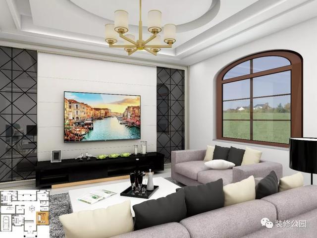 12×15米二層農(nóng)村別墅設(shè)計(jì)圖，布局合理，外觀簡約迷人，帶車庫。