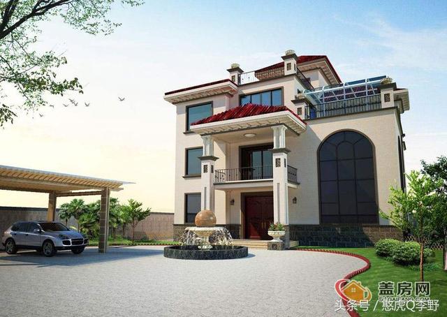 農(nóng)村30萬三層別墅設(shè)計圖，經(jīng)濟實用，外觀漂亮大氣，7款戶型任你挑。