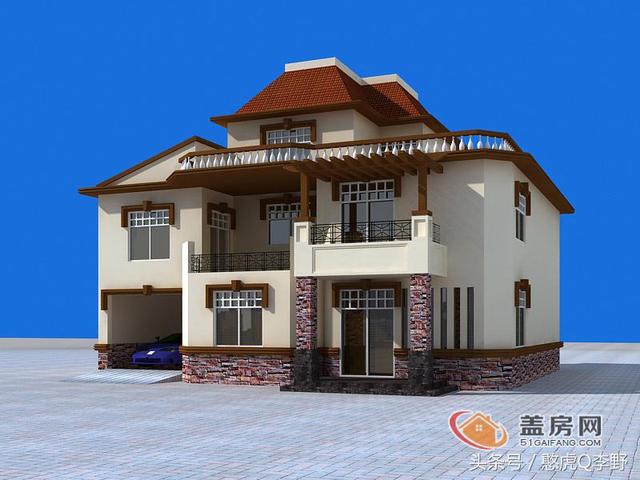 農(nóng)村30萬三層別墅設(shè)計圖，經(jīng)濟實用，外觀漂亮大氣，7款戶型任你挑。