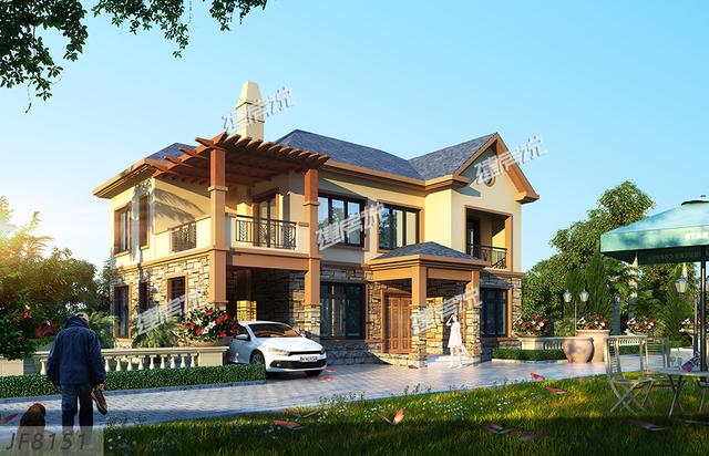 分享15款帶車(chē)庫(kù)別墅設(shè)計(jì)圖，每一款都很別致