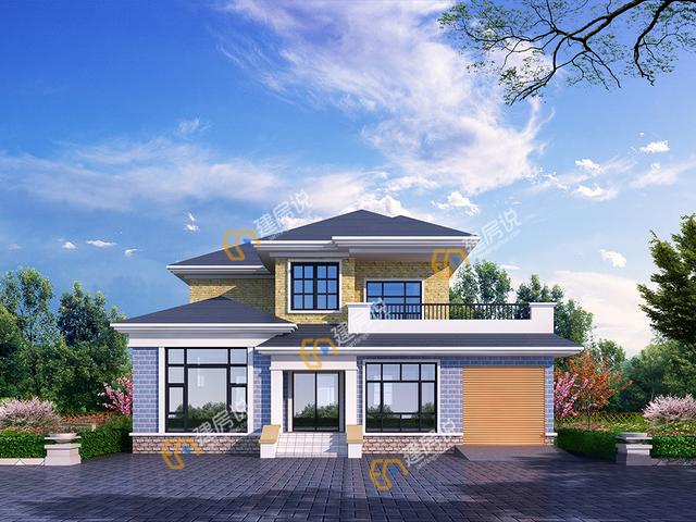 分享15款帶車(chē)庫(kù)別墅設(shè)計(jì)圖，每一款都很別致