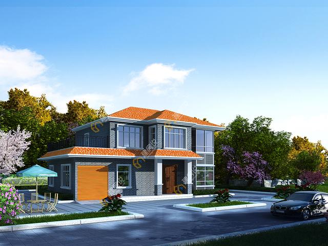 分享15款帶車(chē)庫(kù)別墅設(shè)計(jì)圖，每一款都很別致