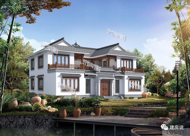 8套中式別墅設(shè)計(jì)圖，充滿中式住宅的古韻古香，在布局上又符合現(xiàn)代人的生活習(xí)慣