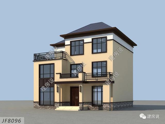 120平新中式別墅設(shè)計(jì)圖，保留傳統(tǒng)中式韻味的同時(shí)，布局符合現(xiàn)代人們的生活習(xí)慣