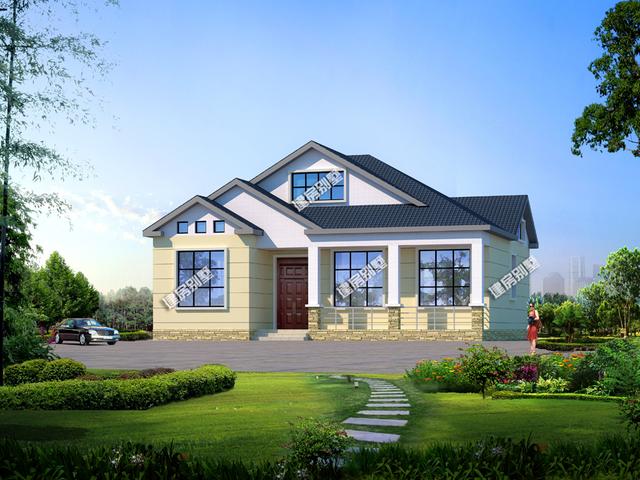 兩款開間13.4米的農(nóng)村二層別墅設(shè)計(jì)圖，精致舒適