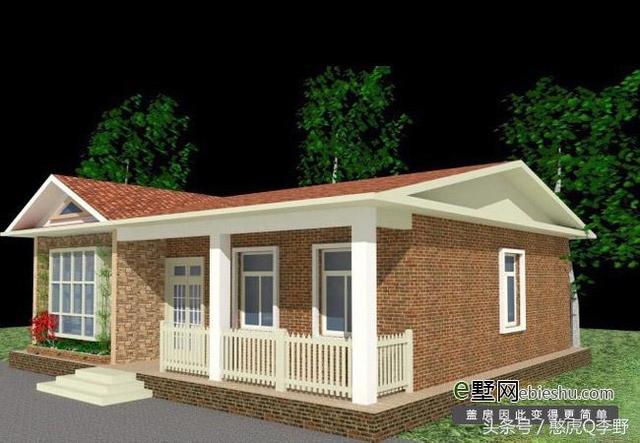 農(nóng)村自建房一層這么蓋最漂亮實用