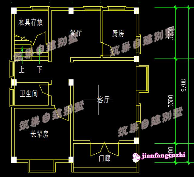農村二層坡屋頂別墅設計圖效果圖紙，為了房屋的美觀和安全，選擇坡屋頂別墅更劃算