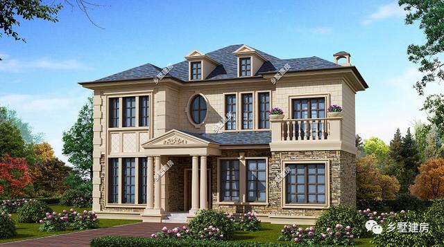 帶門樓的自建房設(shè)計(jì)圖，建房子帶門樓，好處多多