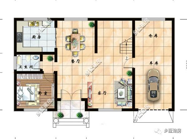 帶門樓的自建房設(shè)計(jì)圖，建房子帶門樓，好處多多