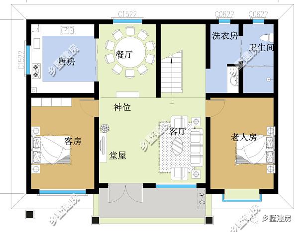 帶門樓的自建房設(shè)計(jì)圖，建房子帶門樓，好處多多
