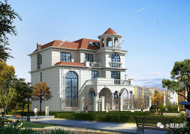 帶門樓的自建房設(shè)計(jì)圖，建房子帶門樓，好處多多