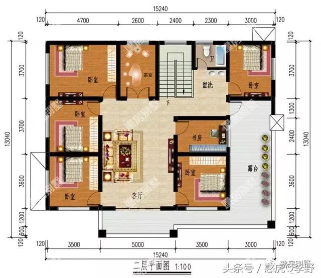 帶柴火灶和糧倉的二層別墅設(shè)計圖，適合農(nóng)村老人居住