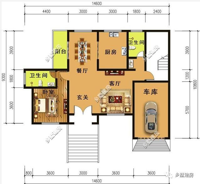 優(yōu)秀的農(nóng)村自建別墅設計圖，造價實惠，自帶車庫，絕對實用
