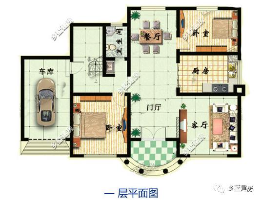 優(yōu)秀的農(nóng)村自建別墅設計圖，造價實惠，自帶車庫，絕對實用