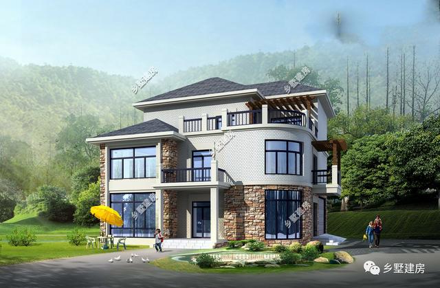 優(yōu)秀的農(nóng)村自建別墅設計圖，造價實惠，自帶車庫，絕對實用