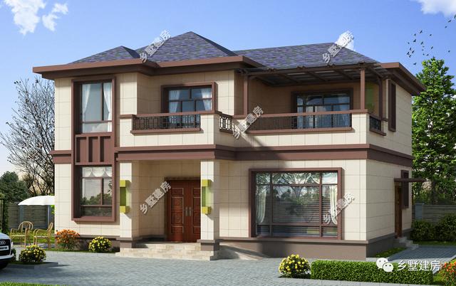 給大家介紹的兩款自建房別墅設(shè)計(jì)圖，價(jià)格上相差一倍，風(fēng)格上、色彩上也不盡相同