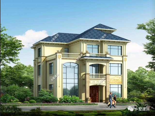 給大家介紹的兩款自建房別墅設(shè)計(jì)圖，價(jià)格上相差一倍，風(fēng)格上、色彩上也不盡相同