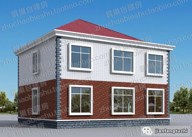 20萬農(nóng)村二層自建房完整施工圖，3廳5臥，簡(jiǎn)約實(shí)用