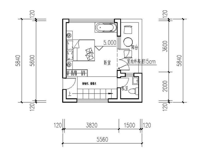 占地130平米兩層半20萬(wàn)農(nóng)村自建房設(shè)計(jì)圖，設(shè)計(jì)新穎獨(dú)特
