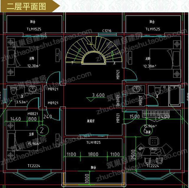 35萬多房間三層自建房設(shè)計圖12×10米，戶型設(shè)計大氣實用，適合農(nóng)村大家庭建造