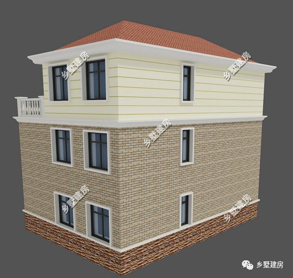 這棟別墅主要是以居住為準，開間12米，進深10米，自己住，住的舒適才好