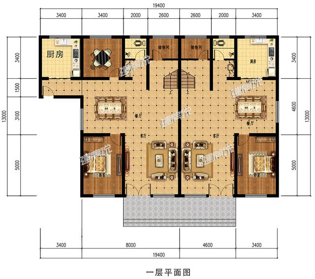 這款二層別墅設(shè)計圖外型美造價低，家家戶戶都能建