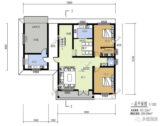 兩款精美的兩層別墅設(shè)計(jì)圖，每一處細(xì)節(jié)都非常注重品質(zhì)