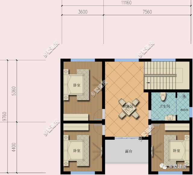 一棟古樸范十足的三層中式別墅設計圖，美出天際