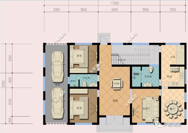 一棟古樸范十足的三層中式別墅設計圖，美出天際