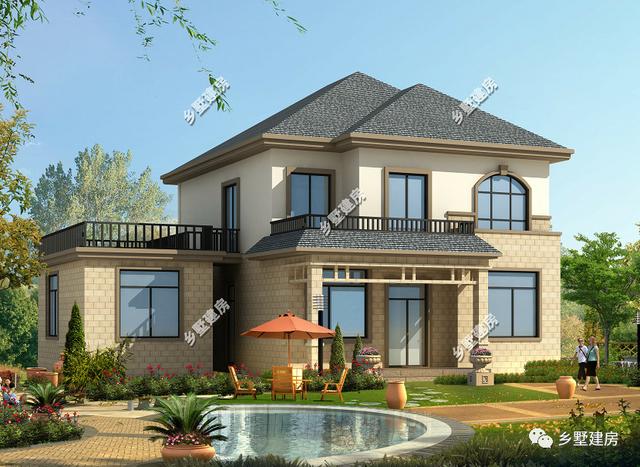 兩款別墅設(shè)計圖，一款時尚前衛(wèi)，一款清新自然，你喜歡哪款呢？