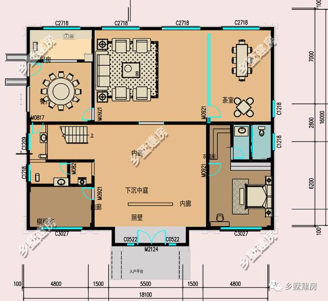 農(nóng)村三層別墅設(shè)計圖，18X16米，永不過時，經(jīng)典中的經(jīng)典