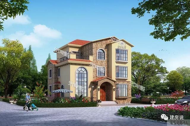 給大家推薦3款農村最流行的別墅設計圖，造價和布局一流