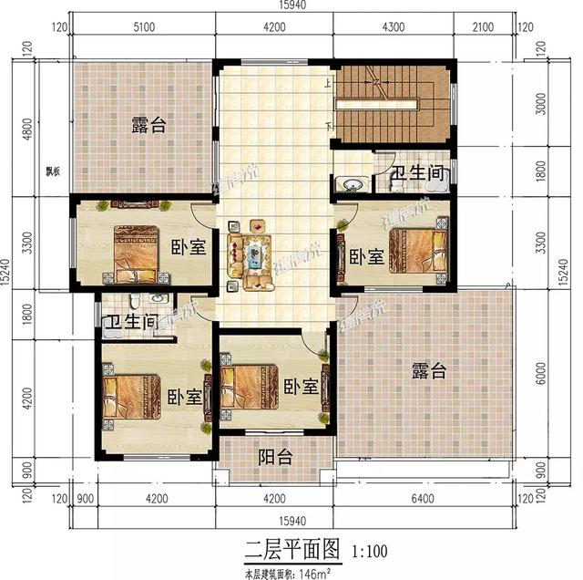 給大家推薦3款農村最流行的別墅設計圖，造價和布局一流