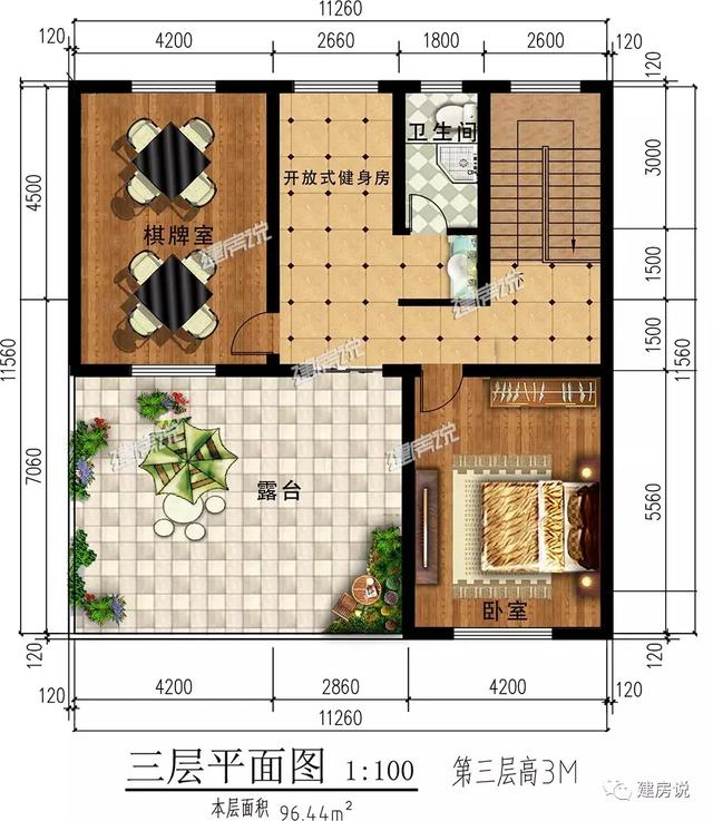 給大家推薦3款農村最流行的別墅設計圖，造價和布局一流