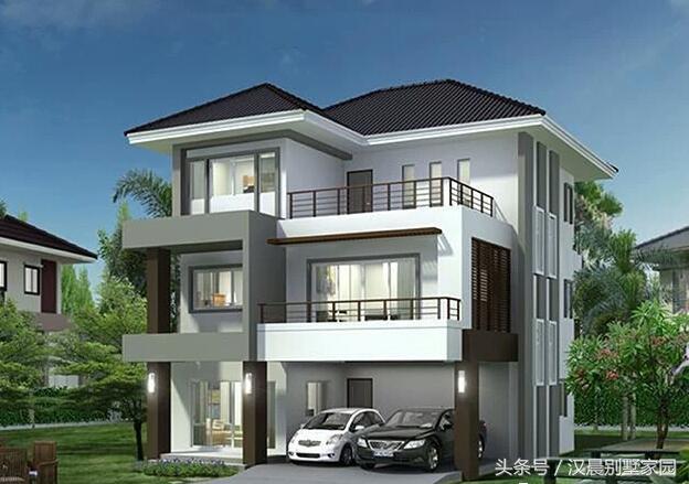 3款現(xiàn)代農(nóng)村別墅設(shè)計(jì)圖，戶型別致，建好肯定人人羨慕