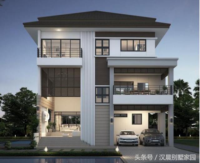 3款現(xiàn)代農(nóng)村別墅設(shè)計(jì)圖，戶型別致，建好肯定人人羨慕