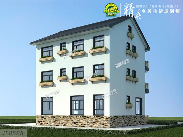 這款古色古香的現(xiàn)代別墅設(shè)計(jì)圖，非常有韻味